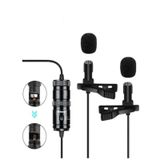 Konig K-YM04D Youtuber Telefon Çift Yaka Mikrofonu