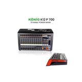 Konig K12 P-700 12 Ch 2x700 W Amfili Power Mikser