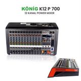 Konig K12 P700 FX 12 Kanal 2x700 W Power Mikser