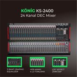 Konig KS-2400 24 Kanallı Deck Mikser