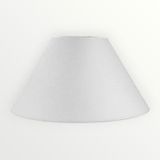 Konik Abajur Lambader Şapkası 22cmx40cm Yükseklik 22cm Beyaz