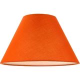Konik Abajur Lambader Şapkası 22CMX40CM Yükseklik 22CM Turuncu - Beyaz - Gold - Çok Renkli