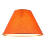 Konik Abajur Lambader Şapkası 22cmx40cm Yükseklik 22cm Turuncu