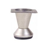Konik Ayak Saten 5 cm 1 adet (Dolap,Mobilya,Puf Ayağı)(Vidaları Hediye)