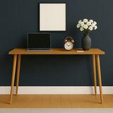Konik Ayaklı 90X60 Çalışma Masası - 90 X 60 - Atlantik Çam