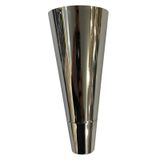 KONIK DOLAP AYAGI PARLAK KROM 23 CM.