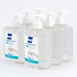 Konix 6*500 ml El Dezenfektan Jeli Pompalı Alkollü Formül ile Hassas Ciltler için Hızlı Etki