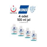 Konix El Dezenfektan Jeli 4 x 100 ML