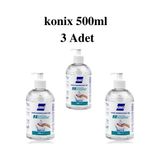 Konix El Dezenfektan Jeli Cilt ve El Için 3'lü x 500 ml