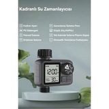 Konk Tools Akıllı Bahçe Sulama Dijital Su Zamanlayıcısı - LCD Ekranlı, Ipx5 Su Geçirmez, Hassas Ayarlı - 1 çıkışlı
