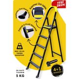 KonkTools Leo 4+1 Basamaklı Metal Merdiven, leo2
