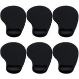Konohan 6 Adet Bilek Dayanaklı Mouse Pad Jel Siyah Rahat Bilgisayar Mouse Pad Jel Bilek Pedi Kablosuz Fare Dizüstü Bilgisayar Oyun Masası Ofis için Mouse Pad