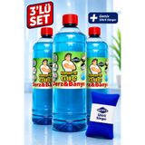 KONSANTRE GÜÇ Derz & Banyo Duşakabin Fayans arasıTemizleyici 1 Litre x 3 Adet– Küf, Sararma ve Kireç Karşıtı Güçlü