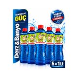 KONSANTRE GÜÇ Derz & Banyo Temizleyici Kireç ve Kir Çözücü 1 L x 5 Adet