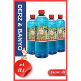 KONSANTRE GÜÇ Derz&Banyo Duşakabin Fayans Arası Temizleyici 1 Litre x 4 –Küf,Sararma ve Kireç Karşıtı Güçlü Formül