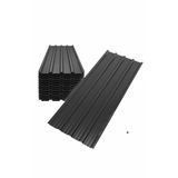 KONSEP ANTRASİT Galvanizli Trapez Çatı Kaplama Sacı – 1,5 Metre (3 Adet-Su Geçirmez ve Paslanmaz Metal Sac)