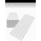 Konsep Beyaz Galvanizli Trapez Çatı Kaplama Sacı – 2 ,5 Metre (3 Adet-Su Geçirmez ve Paslanmaz Metal Sac) - 2,5 METRE X 80 CM