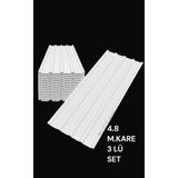 KONSEP BEYAZ Galvanizli Trapez Çatı Kaplama Sacı – 2 Metre (3 Adet-Su Geçirmez ve Paslanmaz Metal Sac)