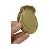 Konserve Kavanoz Kapağı 200 Adet 82mm Altın Kapak Çok Renkli