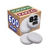 Konserve Kavanoz Kapagi Buyuk Standart (82MM) 600 Lu Set - Beyaz - 82 ml - 600 Adet