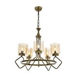 Konsey Modern Avize E14 30w 60cm Metal Eskitme Avonni-av-1740-5e Kaplama