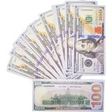 Konsol 300 Adet 100 Dolar Sahte Geçersiz Düğün Parti Şaka Malzemesi PP191204