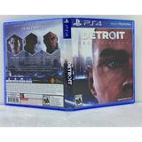 Konsol Cenneti Ps4 Detroit Koleksiyon Için Boş Kutu + Playstation 4 Detroit Oyun Cover