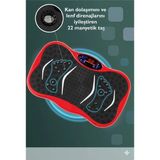 Konsol Plus 3D 5 Programlı Titreşimli Spor Kondisyon Fitness Egzersiz Aleti Vipration Plates Kırmızı