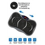 Konsolplus 3d 5 Programlı Titreşimli Spor Kondisyon Fitness Egzersiz Aleti Vipration Plates Gri