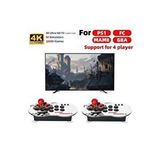 Konsolplus M9 64gb Arcade Retro 4k Hdmi Oyun Konsolu 10000 Oyun Çift Kontroller siyah