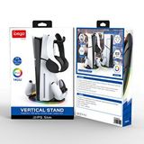 Konsolplus Ps5 Slim Kasa Dikey Işikli Stand Rgb İpega-pg-p5s045h beyaz