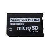 Konsolplus Sony Psp Memory Stick Pro Duo Adaptör Psp Hafıza Kartı Adaptör Mikro Sd Kart Çevirici siyah