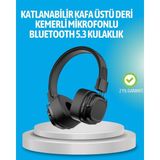Kont Deep Bass Destekli Kablosuz Katlanabilir Kulak Üstü Kulaklık - -- - Belirtilmemiş