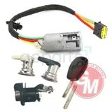 Kontak - Anahtari 4Lü Set Dacia Logan - Sandero R.trafıc 2 2012 2010-Alarm Düğmeli Anahtar İle
