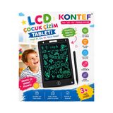 KONTEF 1. 5 İnç LCD Çocuk Çizim Tableti Eğitici Yazı Tahtası Silinebilir