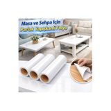 KONTEF Masa Ve Sehpa Uygun Beyaz Parlak Yapışkanlı folyo 100X100
