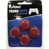 Kontorland PS4 Ps3 Dualshock4 Analog Koruyucu Lastik 4 Lü Kırmızı