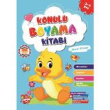 Konulu Boyama Kitabı - Mavi Kitap - 3 - 4 Yaş