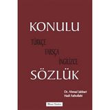 Konulu Türkçe Farsça Ingilizce Sözlük