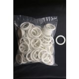Konur Store Rustik Perde Halkası Beyaz Rengi- 100 Adet