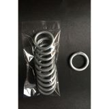 Konur Store Rustik Perde Halkası Gümüş Rengi- 10 Adet