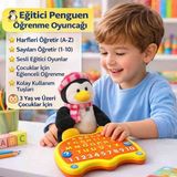 Konusan Penguen Eğitici Ilk Tabletim Sesli ,soru Cevaplı Eğitici Klavyeli
