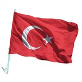 Konvoy Bayrağı Türk Bayrağı 30X45 Cm -5 Adet
