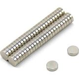 Koodmax 100 Adet 10X1.5MM Yuvarlak Güçlü Neodyum Mıknatıs - Neodim Magnet Çap 10MM , Kalınlık 1.5mm - Gri