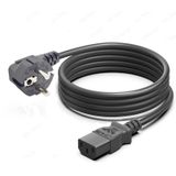 Koodmax 100 Adet C13 Bakır Power Kablo Standart Kasa Monitör Elektrik Güç Kablosu 1.8 Mt