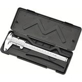 Koodmax 150 mm / 0.02 mm Paslanmaz Çelik Mekanik Kumpas - Sürgülü Manuel Kumpas - Gri