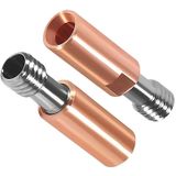 Koodmax 3d Yazıcı Titanyum Alaşımlı Barel Ender3 Hotend 4.1mm Flement Metal Boru Boğazı M6
