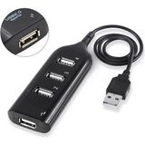 Koodmax 4 Port USB 2.0 Çoğaltıcı Hub 30 cm Siyah Kablo ile Tak Çalıştır Özelliği