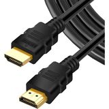 Koodmax 5 Metre HDMI Kablo - V1.4b - Full Hd 3D 1080P 144Hz - Görüntü, Ses ve Internet Aktarım Premium HDMI Kablosu - Siyah