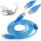 Koodmax 5 Metre USB Yazıcı Kablosu - Hp Canon Brother Printer Kablosu 5m - Mavi